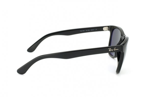   Ray-Ban Highstreet RB4184-601-9A Black | APX Grey/Green Polarized