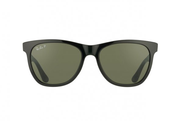   Ray-Ban Highstreet RB4184-601-9A Black | APX Grey/Green Polarized