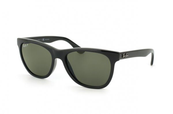   Ray-Ban Highstreet RB4184-601-9A Black | APX Grey/Green Polarized