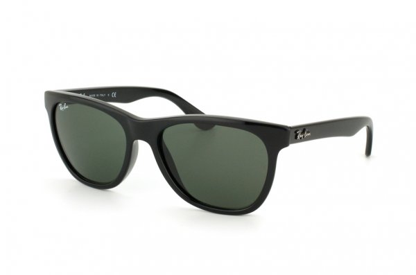   Ray-Ban Highstreet RB4184-601 Black | Natural Green (G-15XLT)