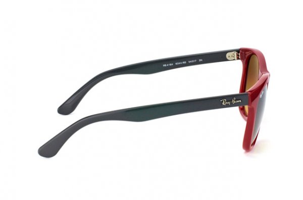  Ray-Ban Highstreet RB4184-6044-85 Red / Grey | Brown Gradient