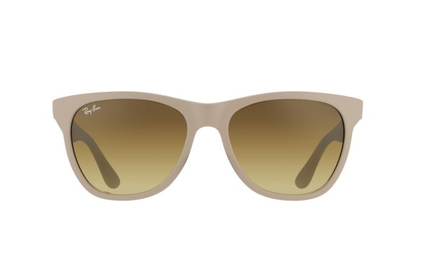 Sunglasses Ray-Ban Highstreet RB4184-886-85 Matte Beige | Brown Faded Yellow