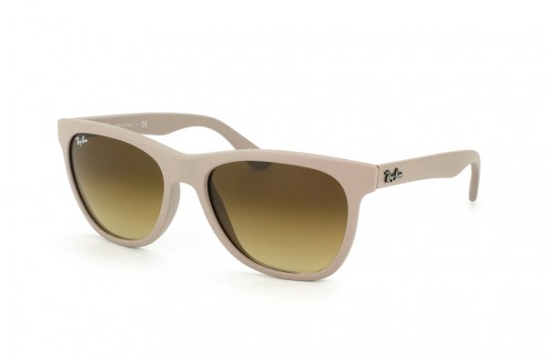 Sunglasses Ray-Ban Highstreet RB4184-886-85 Matte Beige | Brown Faded Yellow