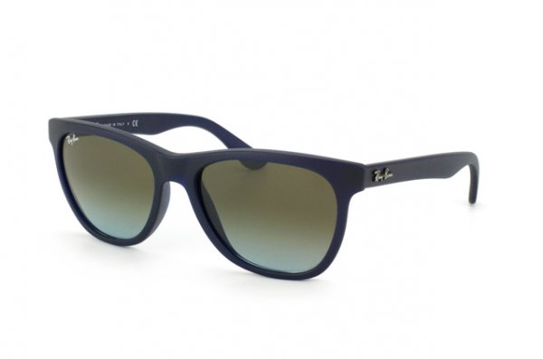 Sunglasses Ray-Ban Highstreet RB4184-895-96 Matt Dark Blue | Brown Faded Blue