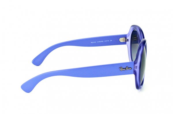   Ray-Ban Highstreet RB4191-6106-8G Violet Transparent / Lilac | Poly. Gradient Grey