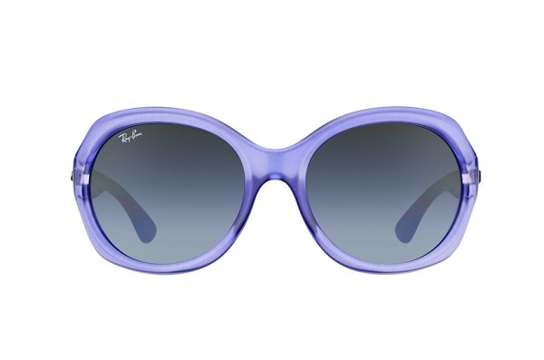   Ray-Ban Highstreet RB4191-6106-8G Violet Transparent / Lilac | Poly. Gradient Grey