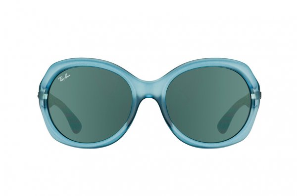   Ray-Ban Highstreet RB4191-6107-71 Petrol Transparent / Light Turquoise | Grey/Green