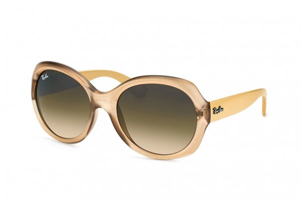   Ray-Ban Highstreet RB4191-6108-13 Grown Transparent / Beige | Gradient Brown