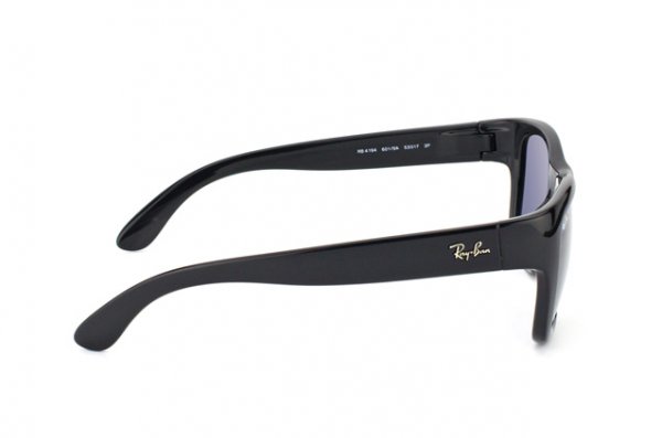   Ray-Ban Highstreet RB4194-601-9A Black | APX Grey/Green Polarized