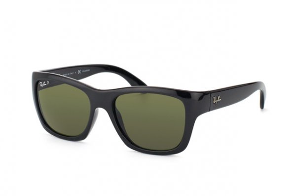   Ray-Ban Highstreet RB4194-601-9A Black | APX Grey/Green Polarized