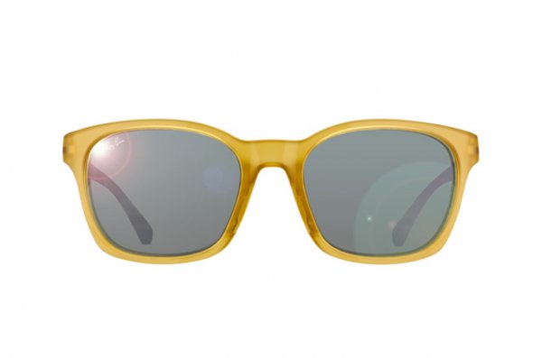   Ray-Ban Highstreet RB4197-6043-6G Honey Grey | Poly. Silver Mirror