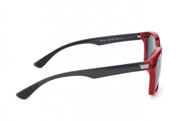   Ray-Ban Highstreet RB4197-6044-88 Red | Poly. Grey Gradient / Silver