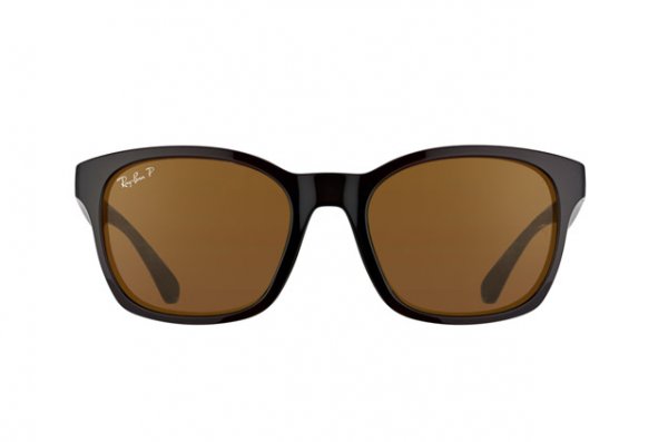   Ray-Ban Highstreet RB4197-714-83 Brown Transparent | Poly. Brown Polarized P3