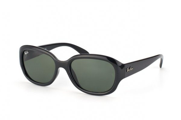   Ray-Ban Highstreet RB4198-601 Black | Natural Green (G-15XLT)