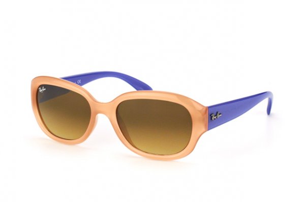   Ray-Ban Highstreet RB4198-6045-85 Light Brown / Blue |  Brown Gradient