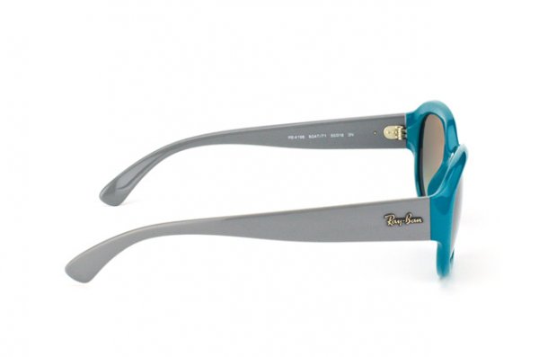   Ray-Ban Highstreet RB4198-6047-71 Turquoise Green | Green Grey 