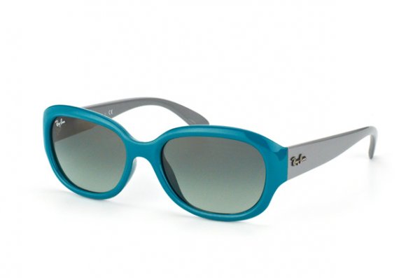   Ray-Ban Highstreet RB4198-6047-71 Turquoise Green | Green Grey 