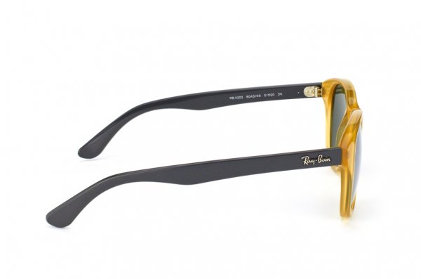   Ray-Ban Highstreet RB4203-6043-40 Yellow, Grey | Silver Mirror