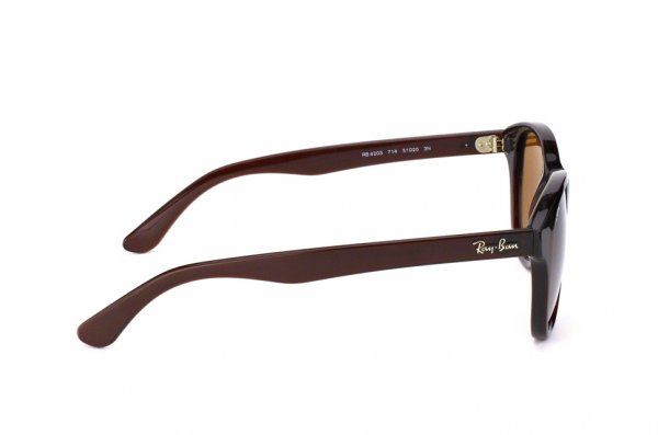   Ray-Ban Highstreet RB4203-714 Brown| Natural Brown (B-15XLT)