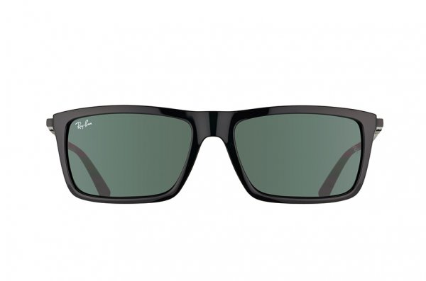   Ray-Ban Highstreet RB4214-601-71 Black | Grey/Green