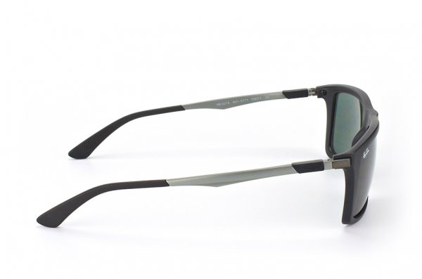   Ray-Ban Highstreet RB4214-601S-71 Matt Black | Grey/Green