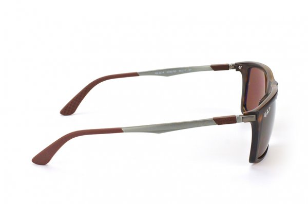   Ray-Ban Highstreet RB4214-6092-83 Matt Havana | Brown Polarized