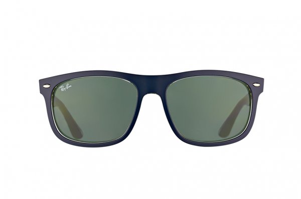   Ray-Ban Highstreet RB4226-6188-71 Dark Blue On Green| Green/Grey