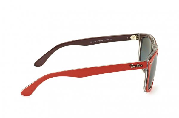  Ray-Ban Highstreet RB4226-6190-88 Red on Brown | Grey Mirror Gradient