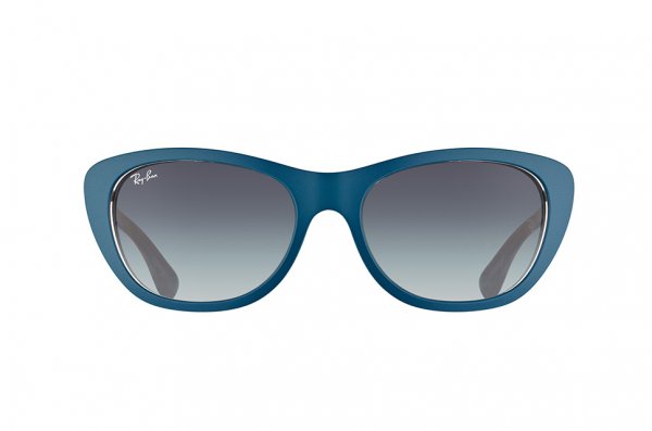   Ray-Ban Highstreet RB4227-6191-8G Matt Blue On Crystal | Grey Gradient