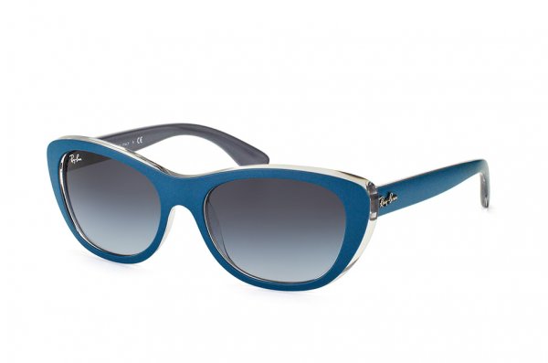  Ray-Ban Highstreet RB4227-6191-8G Matt Blue On Crystal | Grey Gradient