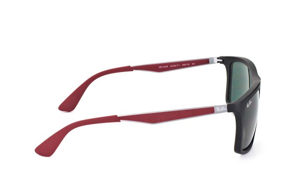   Ray-Ban Highstreet RB4228-6228-71 Black /Red | Green