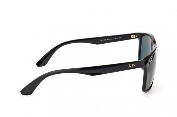   Ray-Ban Highstreet RB4232-601-9A Black | Green/Grey Polarized