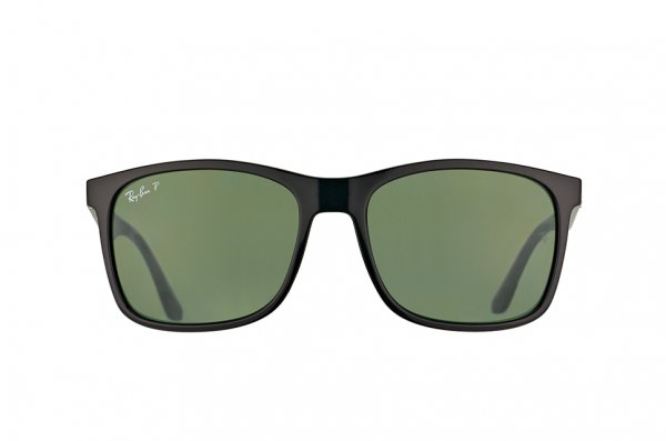   Ray-Ban Highstreet RB4232-601-9A Black | Green/Grey Polarized