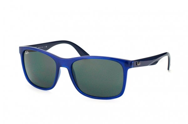   Ray-Ban Highstreet RB4232-6196-71 Dark/Light Blue | Green