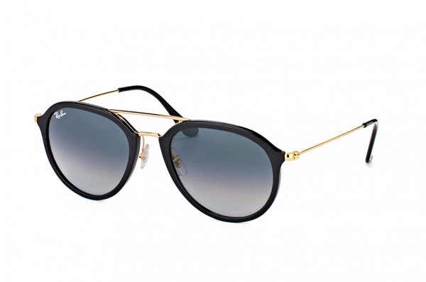  Ray-Ban Highstreet RB4253-601-71 Black/Arista| Green