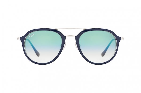  Ray-Ban Highstreet RB4253-6053-3A Dark Grey | Green Gradient