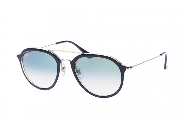   Ray-Ban Highstreet RB4253-6053-3A Dark Grey | Green Gradient