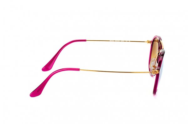   Ray-Ban Highstreet RB4253-6235-9U Arista/Fuchsia | Mirror Yellow