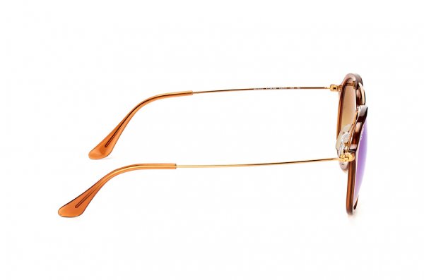   Ray-Ban Highstreet RB4253-6238-8B Brown| Violet Mirror Gradient