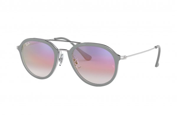   Ray-Ban Highstreet RB4253-6337-S5 Transparent Grey | Violet Gradient