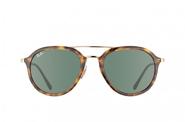   Ray-Ban Highstreet RB4253-710 Havana/Arista| Natural Green (G-15XLT)