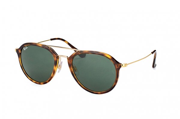   Ray-Ban Highstreet RB4253-710 Havana/Arista| Natural Green (G-15XLT)