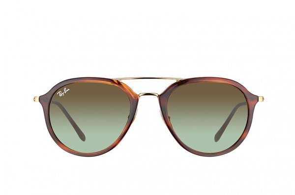   Ray-Ban Highstreet RB4253-820-A6 Brown / Arista |  Faded Green