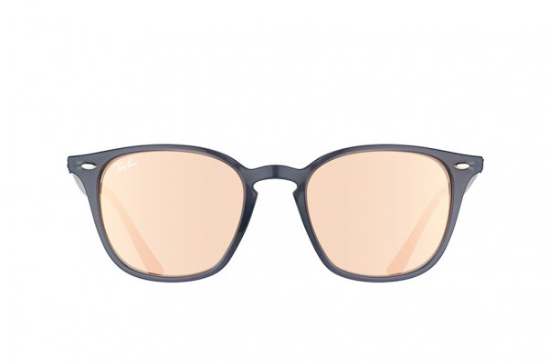   Ray-Ban Highstreet RB4258-6230-7J Grey Transparent / Violet Mirror