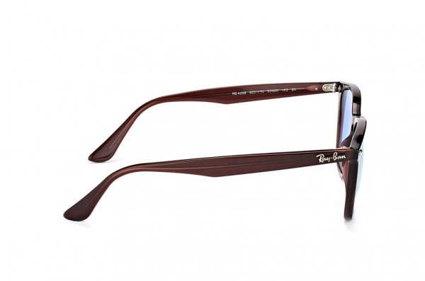   Ray-Ban Highstreet RB4258-6231-1N Brown | Light Violet Mirror