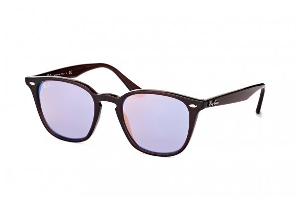   Ray-Ban Highstreet RB4258-6231-1N Brown | Light Violet Mirror