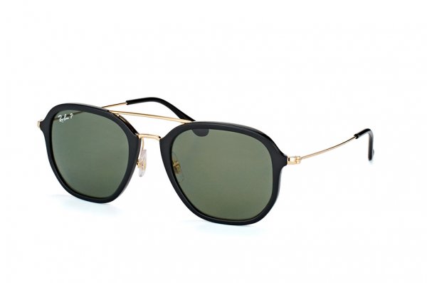   Ray-Ban Highstreet RB4273-601-9A Black | Poly Grey/Green Polarized