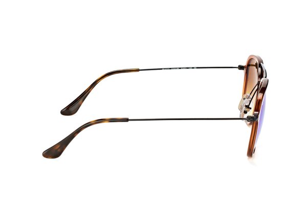   Ray-Ban Highstreet RB4273-6258-8B Transparent Brown| Violet Mirror Gradient