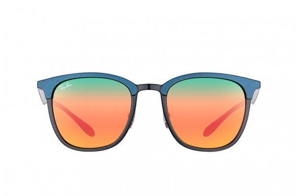   Ray-Ban Highstreet RB4278-6286-A8 Turquoise / Black | Green/Orange Mirror