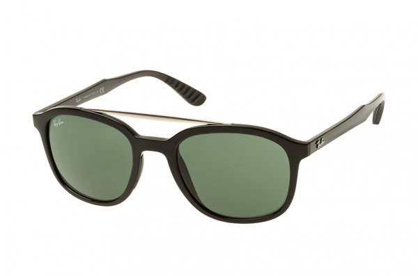   Ray-Ban Highstreet RB4290-601-71 Black | Green/Grey 